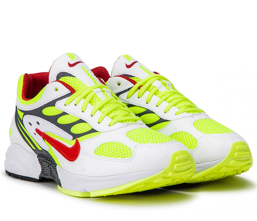 NIKE AIR GHOST RACER WHITE/ATOM RED 