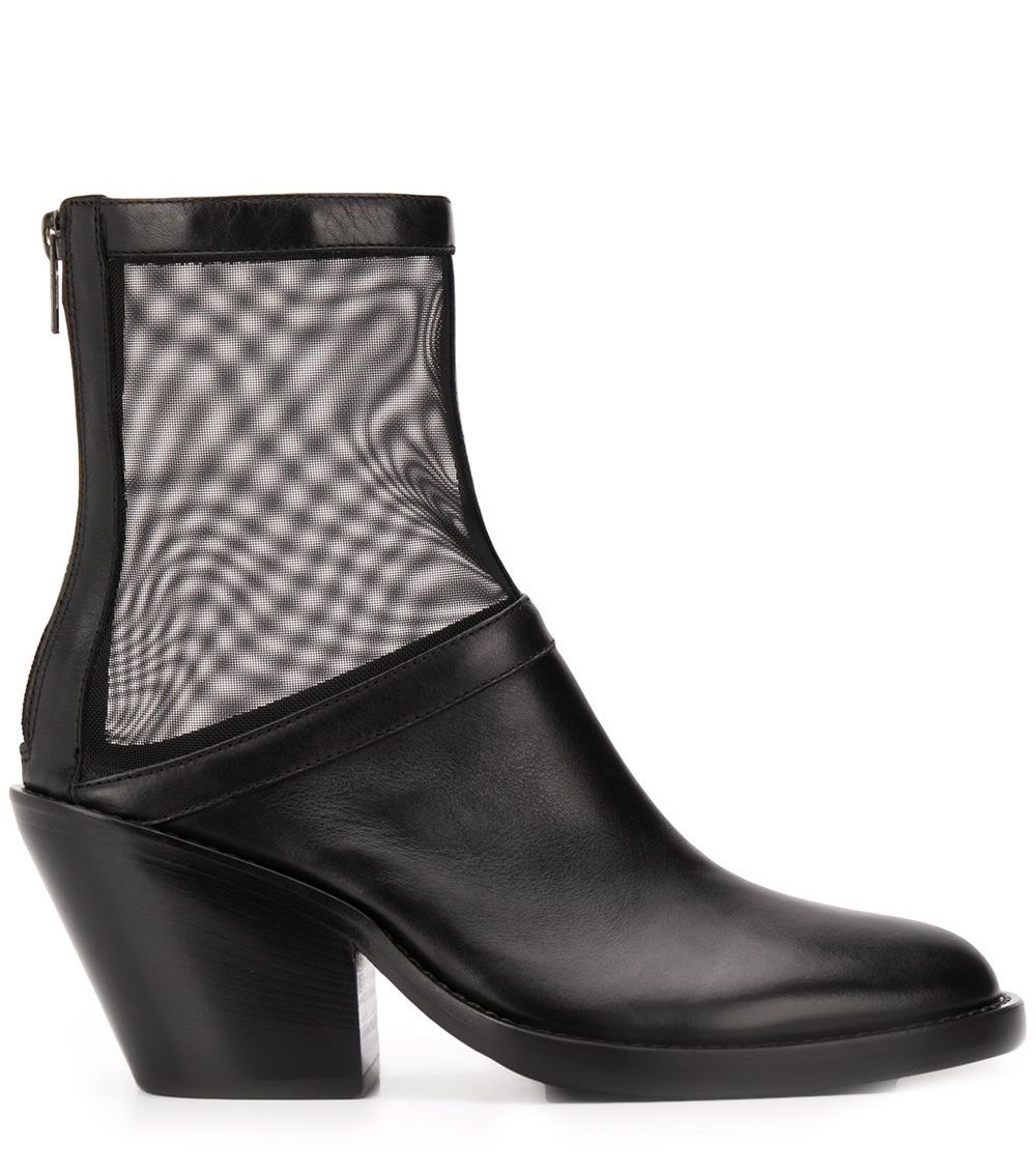 Ann Demeulemeester Leather Ankle Boots