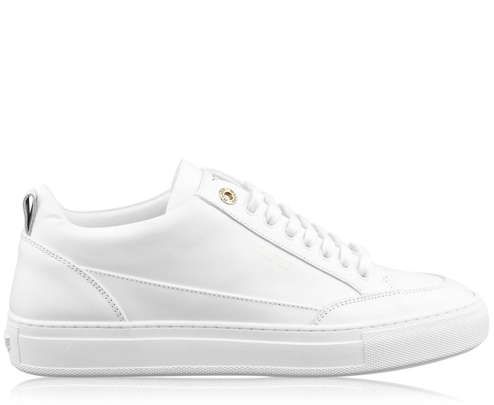 Tia Leather White Sneakers