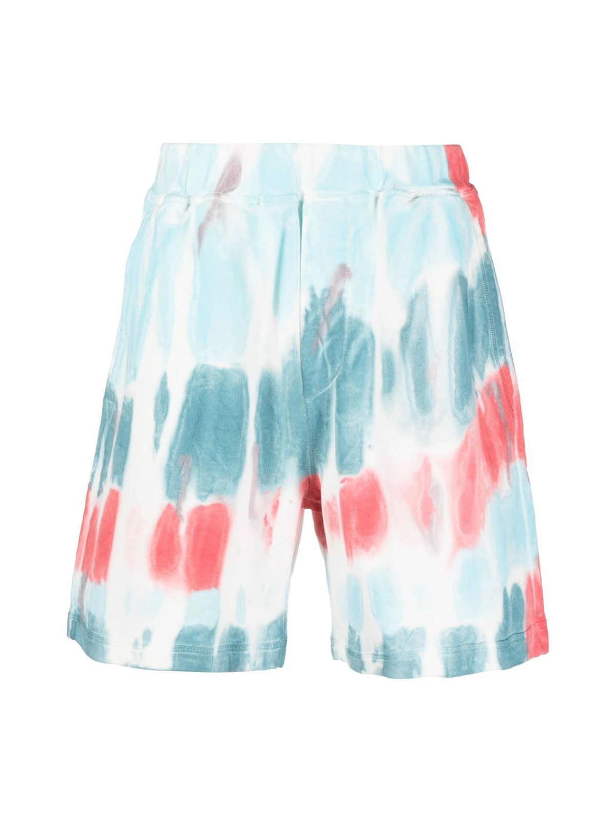 Tie Dye Distressed Relax Fit Shorts